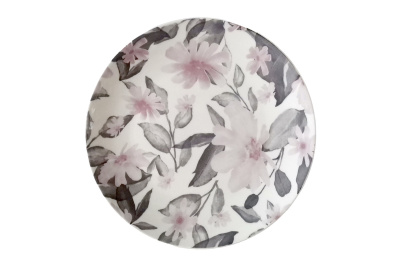 "Ofelia pink" Тарелка 19см десертная  фарф (12/48)