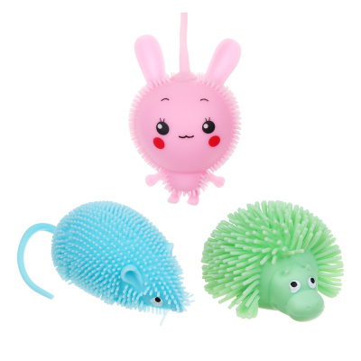 Игрушка в виде персонажей и животных резин., 6-11см, резина, 8цв LASTIKS (20/192)