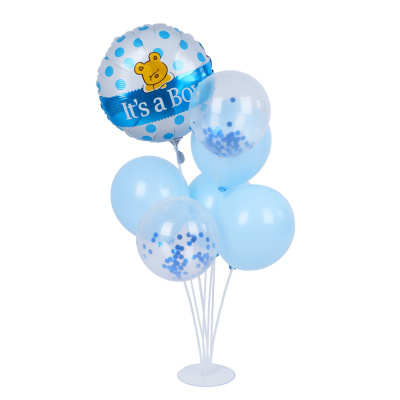 Набор шаров 7шт на подставке, пластик, фольга, арт.7 FNtastic (1/72)