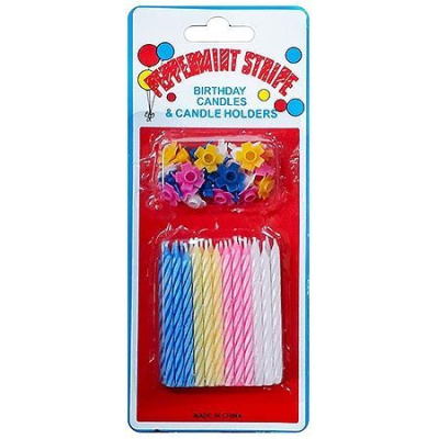 Свечи для торта праздничные (уп/24шт) (24/24/576)