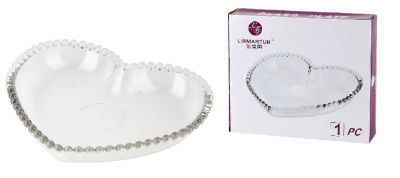 Блюдо сервировочное 16,8х13х3,5см "Gocciolina" (стекло) п/у (1/36)