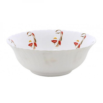 Салатник 20см "Природа в лицах" упр.стекло(6/36)