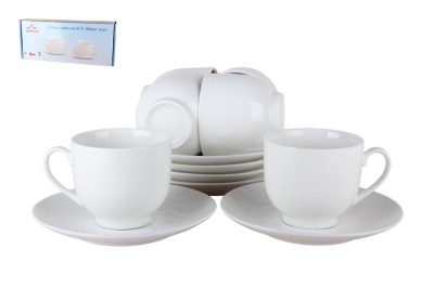 Набор чайный 180мл Gala (фарф.) п/уп  (1/8)