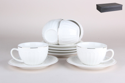 Набор чайный 6/12 220мл п/у (фарф.) (1/4)