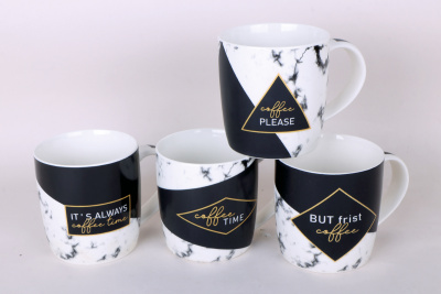 Кружка 350мл микс,фарф. (12/72)