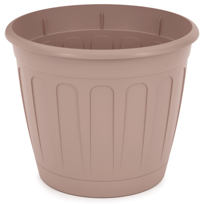 Горшок цв. "Дионис" 3,6л (бежевый) пласт.(уп.24)