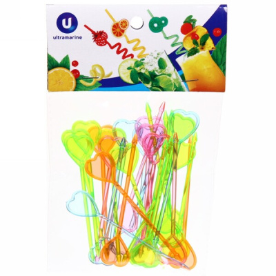 Шпажки в наборе 30шт "Сердечки" (12/12)