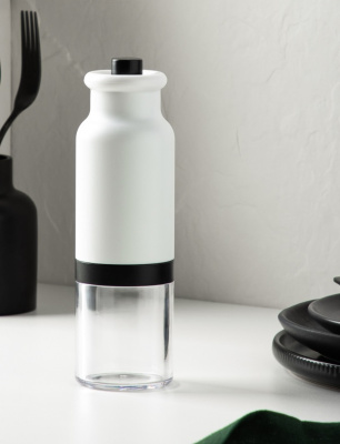 Мельница д/специй электрич., гравитац. 18,5см, пластик/акрил SATOSHI (1)