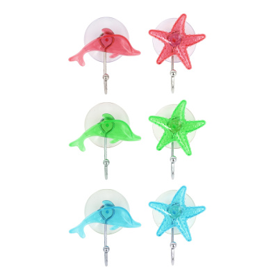 Крючок на присоске (2диз) металл,,пластик ВЕСЕЛЫЙ РОДЖЕР (1/12/360)