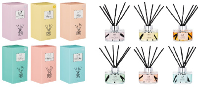 Диффузор Home Perfume, L`mper, Tab.vanille, Light blue, Mill., J`adore, Lost Ch. 100мл(6/48)