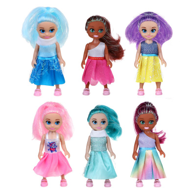 Кукла "Милашка", 12 см, PVC, ABS, 12,5х9,7х4 см, 6 диз ИГРОЛЕНД (6/120)