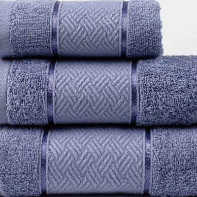 Полотенце махровое РИМИНИ 70х130, 400гр./м2, дельфинный (1/10)