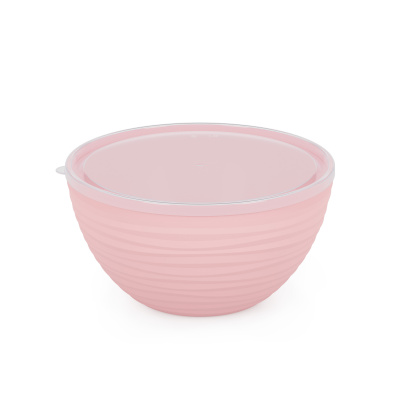 Чаша "Оазис" 2,5л (с крышкой) (розовый) пласт.(уп.11)