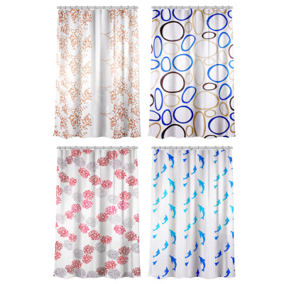 Шторка д/ванной, текстиль с пропиткой, 170x180см, "Амаретто", 4диз VETTA (12/48)