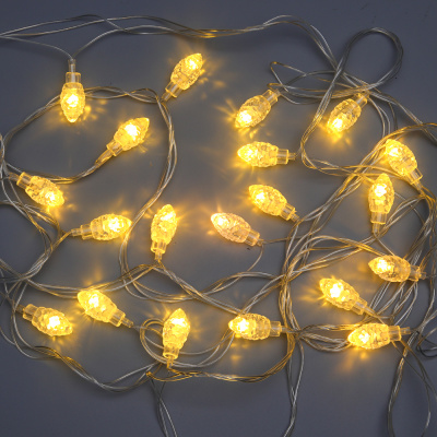 Гирлянда эл. вьюн 4м, 20LED, шампань, пост. свечение, ПВХ прозр, 220В СНОУ БУМ (1/1)