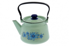 Чайник 2,3л (эмаль) с/рис. салатовый (1/4)