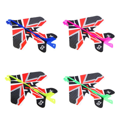 Самолет с запуском 20х16см, 1LED, 3xLR41, PP, пенопластSILAPRO (1/20)