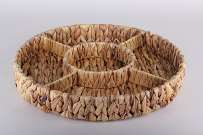 Менажница 35*35*6 см бамбук (1/24)