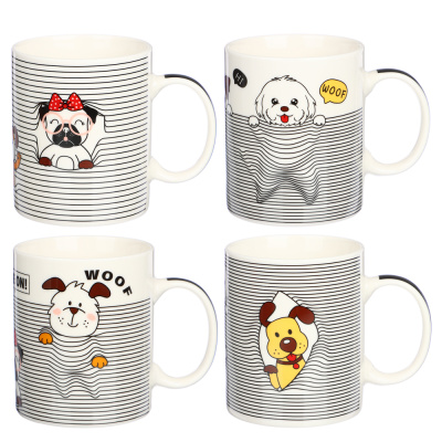 Кружка 330мл, фарфор, 4 диз MILLIMI Малыши-милаши (12/48)