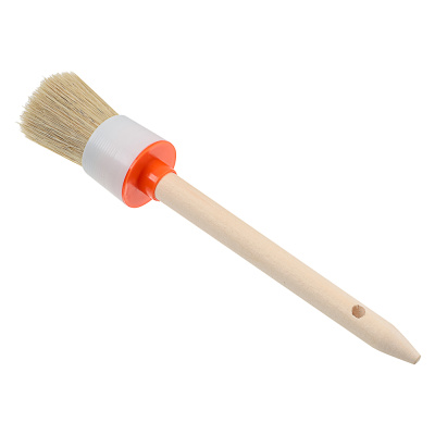 Кисть круглая в пласт.корпусе №10 (40мм) HEADMAN/ЕРМАК (натур.щетина)(12/12)