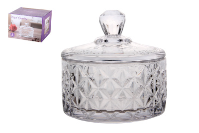 Ваза сервировочная 275мл 10х10 с/кр (стекло) (1/48)