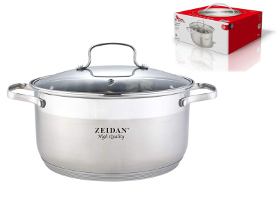 Кастрюля 9.2л ст/кр, комб.полир, 5-слойн.капс дно п/у (нжс) (1/4)