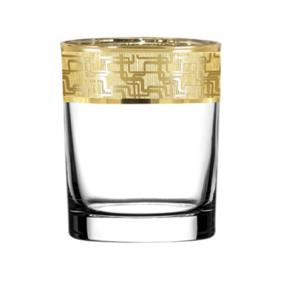Набор 6 стаканов д/виски 255 мл с узором "Арт-деко" п/у (1/4)