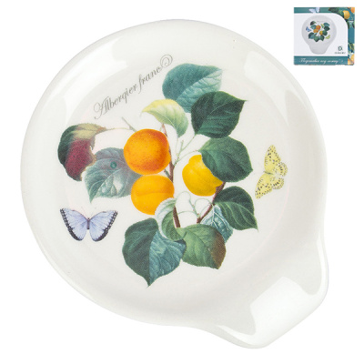 "Fruit Garden" Подставка под ложку 14,5х12,5х2см (под.упаковка)керам.(1/60)