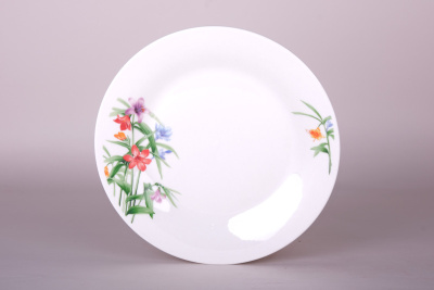 Тарелка 20см десертная Лилейник (фарф) (12/60)