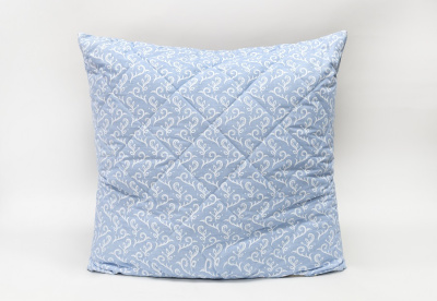 Подушка силиконизир. в-но 50х50 с молн. Белое на голуб.Розовый, Белый Comforto (1/2/15/18)