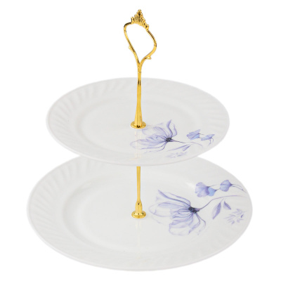 Фруктовница 2-х ярусная "Николь" керамика (1/12)      