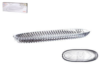 Блюдо 10х30см сервировочное (стекло) (1/20)