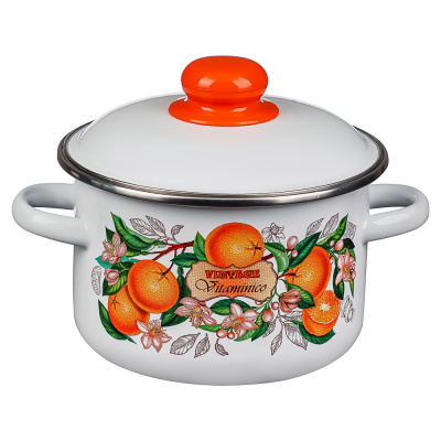 Кастрюля эмалированная 3л Гарден (1/4)