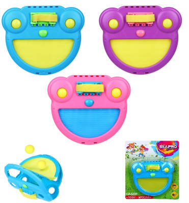 Набор д/детей "Лови-бросай" (ракетка 20*20см, мяч-2шт) SILAPRO (1/60)