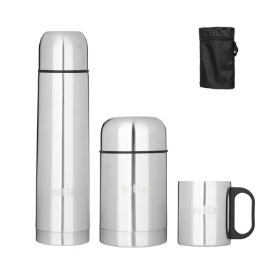 Набор походный (термос 1л "Буллет" + термоc суповой 0,75л + кружка 0,3л) в сумке VETTA (1/6)