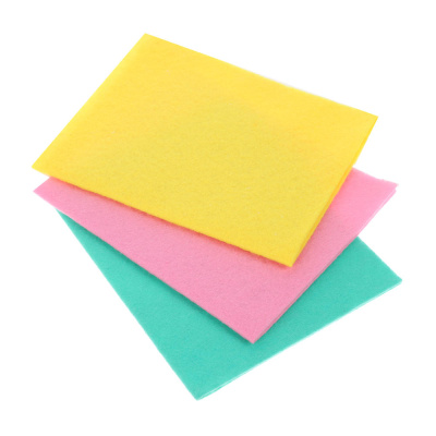 Набор салфеток  3шт нетканный материал (3цв/уп) VETTA (1/12/300)