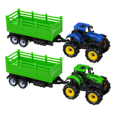 Мой первый мини-трактор с прицепом, инерция, РР, 27,6х11х8,2см, 2 диз ИГРОЛЕНД (1/72)