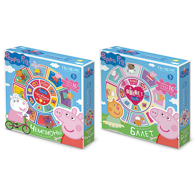 Наст.игра.Карусель-лото+пазл.16Эл, 21,5x6x21,5см, 2диз Свинка Пеппа (6/6)