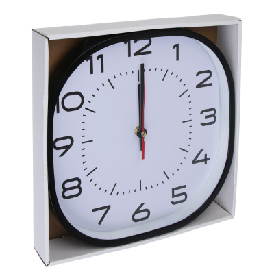 Часы настенные квадратные, 30x30x4 см, пластик, стекло,1хААтм LADECOR CHRONO (3/3)