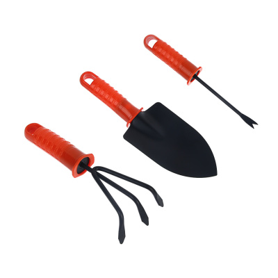 Набор садового инвентаря 21см (совок, рыхлитель, корнеудал) металл с пласт. ручкой INBLOOM (1/72)