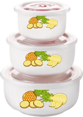 Набор салатников из 3 предметов (290мл,540мл,930мл) (кер) (24)