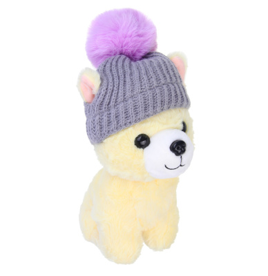 Сувенир мягкий в виде Собачки в шапке, 23 см, полиэстер СНОУ (1/1)БУМ 