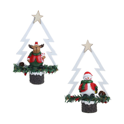 Сувенир новогодний, 10,4х4х16,5см, полистоун, 2 диз СНОУ БУМ (1/4/12)