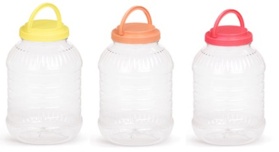 Емкость с ручкой 5,0л ПЭТ пласт.(10)