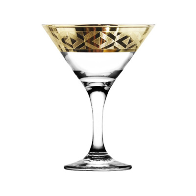 Набор 6 бокалов д/мартини 190 мл с узором "Модерн" п/у (1/4)