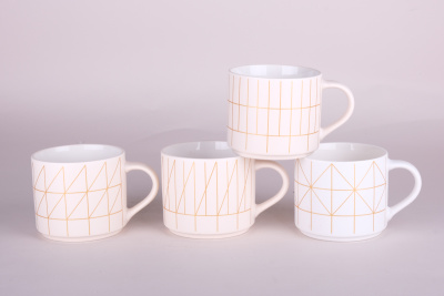 Кружка 420мл микс (фарф.) (12/48)