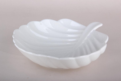 Салатник 24.5х20х6см (фарфор) (6/36)