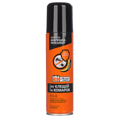 Аэрозоль №1 от клещей и комаров,150мл (12/12)