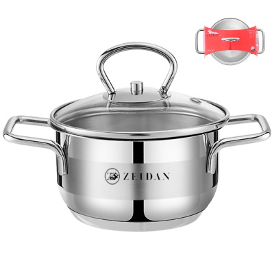 Кастрюля 1,6л ст/кр,3-х слойн.капс.дно, п/у (нжс) (1/12)