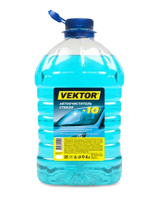 Автоочиститель стекол VEKTOR -10 ПЭТ 4л (1/144) Автоочиститель стекол VEKTOR -10 ПЭТ 4л (1/144)